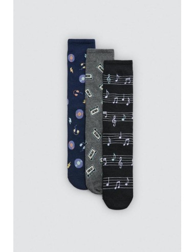 Calcetín de hombre con puño...