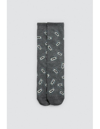 Calcetín de hombre con puño...
