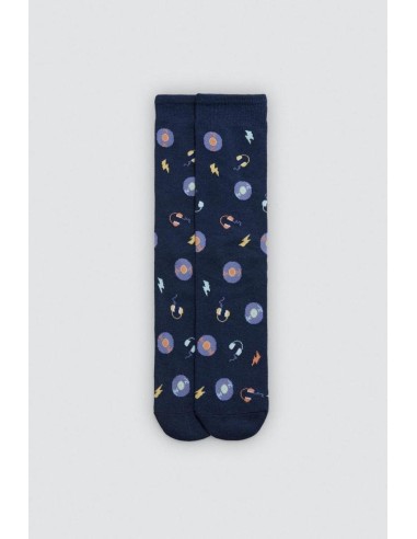 Calcetín de hombre con puño...