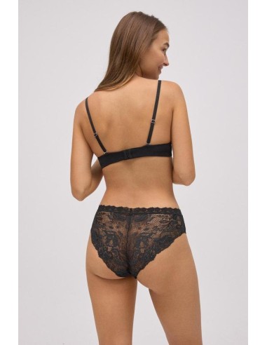 Braga midi de algodón con encaje...