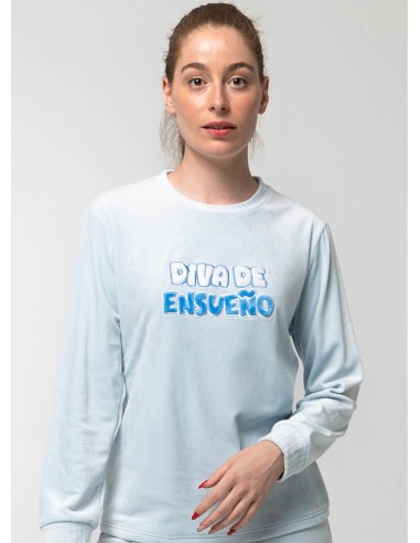 Pijama de mujer de microvelur marca...