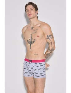 Bóxer de algodón estampado...