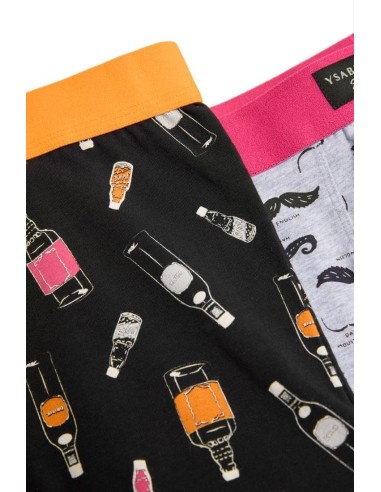 Bóxer de algodón estampado en pack de...