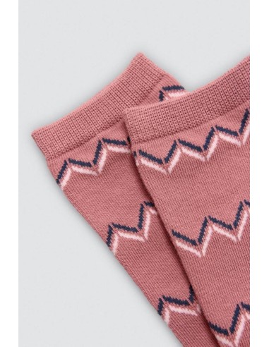 Calcetín de mujer con puño...