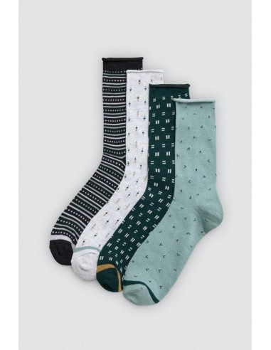 Calcetín de mujer sin puño en caja...