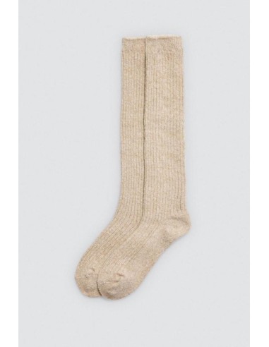 Calcetín largo de mujer con puño...