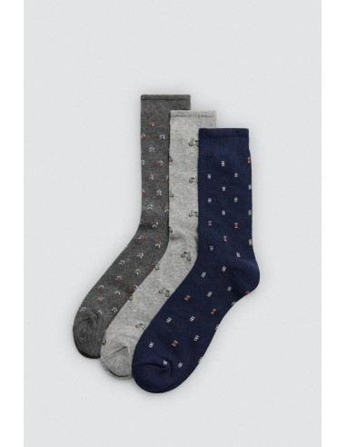 Calcetín de hombre con puño...