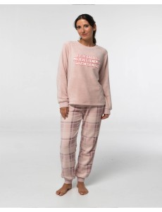 Pijama de mujer de coralina...