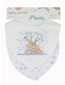 Babero bandana en pack de 2...