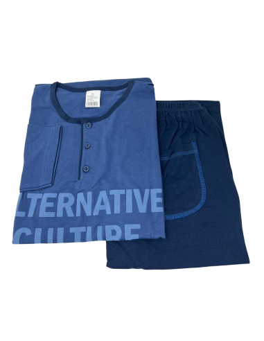 Pijama de algodón para hombre marca...
