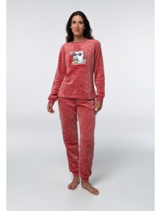 Pijama de mujer de coralina...