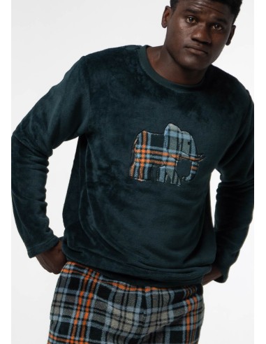 Pijama de coralina para hombre marca...