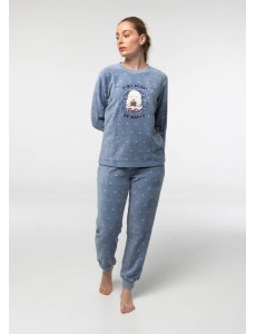 Pijama de mujer de coralina...