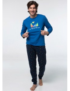 Pijama de algodón afelpado...