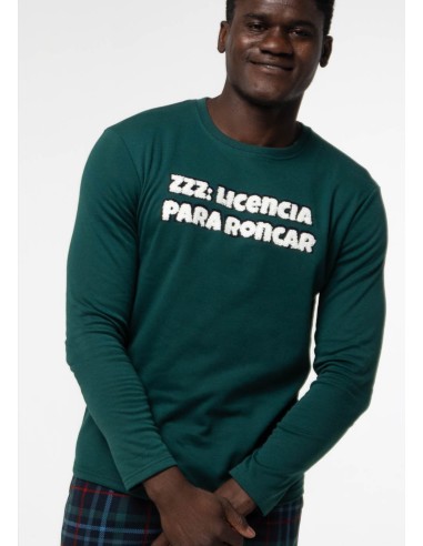 Pijama de algodón afelpado para...