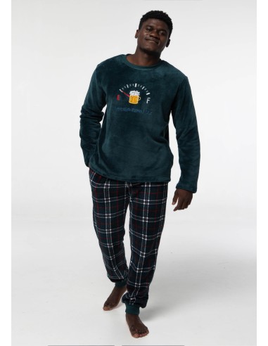 Pijama de coralina para hombre marca...