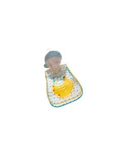 Baberos de plástico en pack...