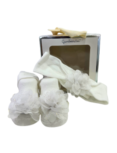 Patucos y diadema marca...