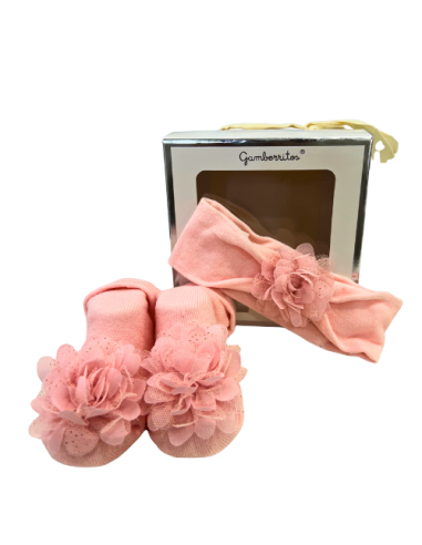 Patucos y diadema marca Gamberritos