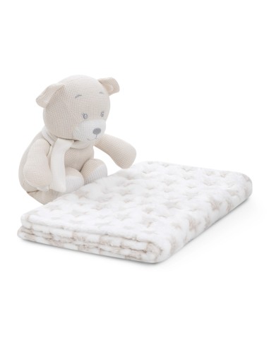 Peluche de crochet con manta marca...