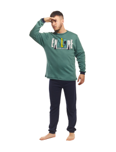 Pijama de algodón afelpado...