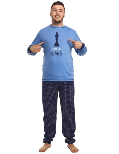 Pijama de algodón afelpado para...