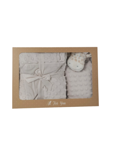 Manta de topitos con dou dou de...