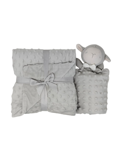 Manta de topitos con dou dou de...