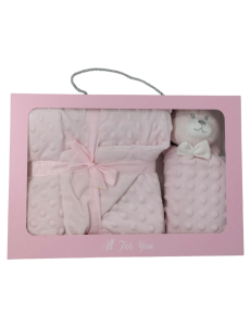 Manta de topitos con dou...