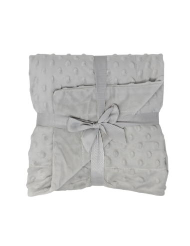 Caja de 12 mantas de topitos con dou...