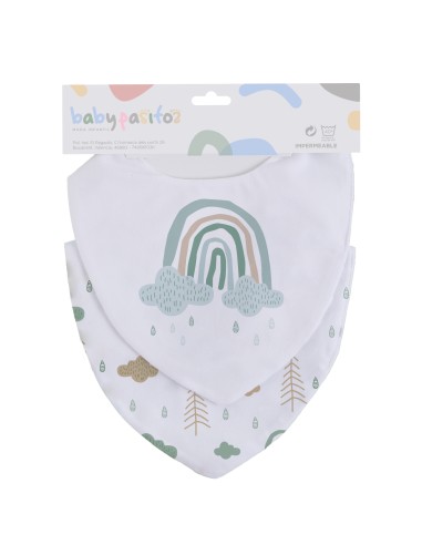 Babero bandana en pack de 2 marca...