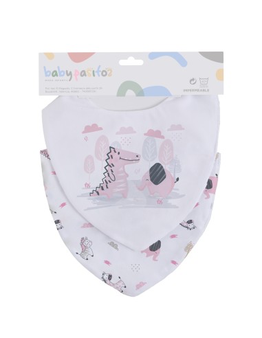Babero bandana en pack de 2 marca...