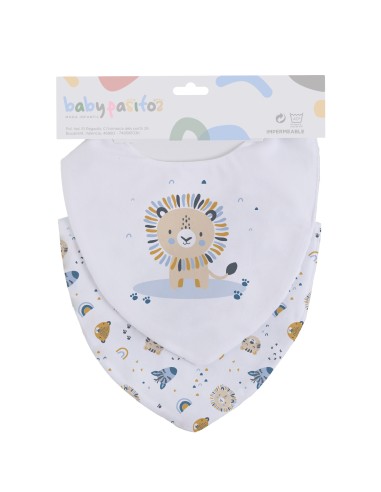 Babero bandana en pack de 2 marca...
