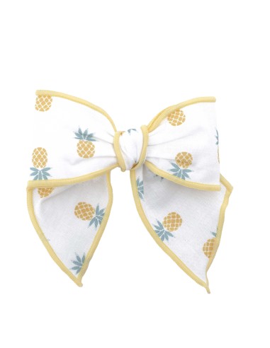 Lazo con pinza para el pelo de bebé...