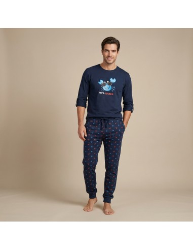 Pijama de algodón para hombre marca...