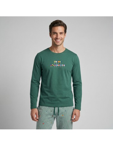 Pijama de algodón para hombre marca...