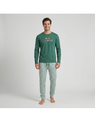 Pijama de algodón para hombre marca...