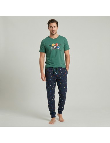 Pijama de algodón de 3 piezas con...