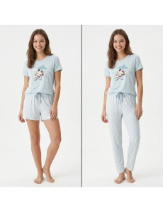 Pijama de modal de 3 piezas...