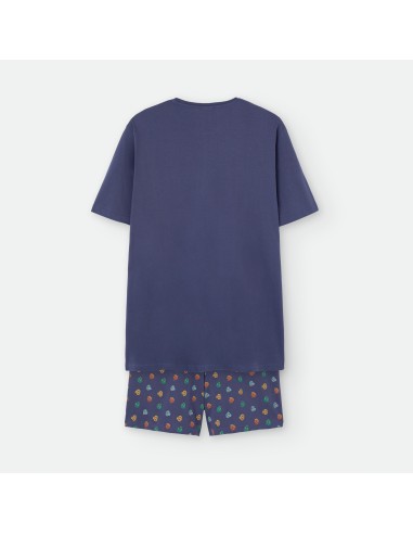 Pijama corto de algodón para hombre...