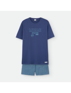 Pijama corto de algodón...