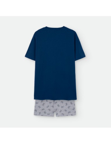 Pijama corto de algodón para hombre...