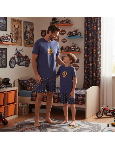 Pijama corto de algodón para hombre...