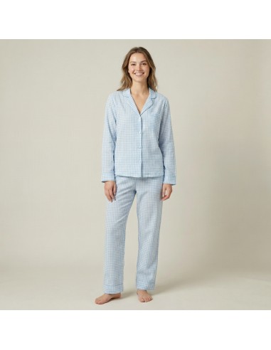 Pijama abierto de bambula para mujer...