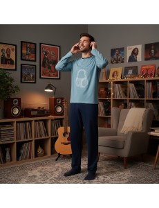 Pijama de algodón para...