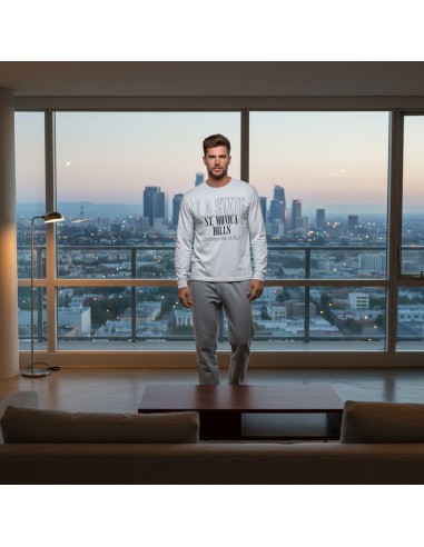 Pijama de algodón para hombre marca...