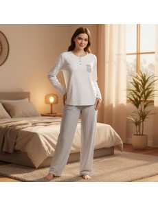 Pijama de algodón para...