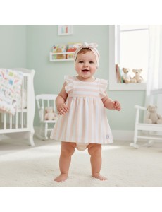 Vestido para bebé con braga...