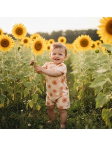 Pelele corto para bebé...