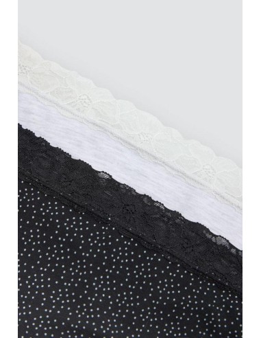 Tanga de algodón en pack de 2...